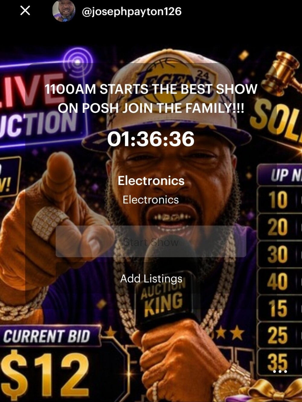 STARTING NOW JOIN IN